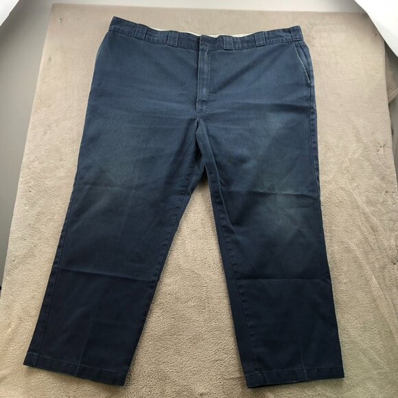 Dickies Men's Work Pants Size 48x29 Blue Workwear Straight Leg Classic Casual - Picture 12 of 13